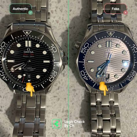 fake vintage omega seamaster vs real|how to authenticate omega watch.